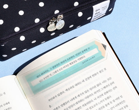 Sentence Collection Transparent Bookmark Set [3types]