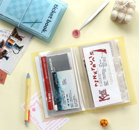 Collect Ticket Book [4colors] | Ticket Scrapbook | Pocket Album