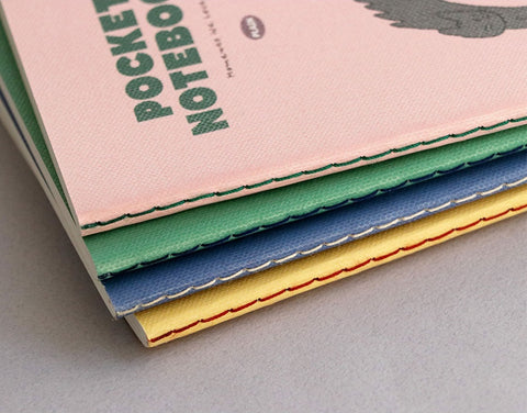Pocket Notebook v.3 _ Plain [4types] | Blank Notebook
