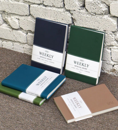 2026 Official A5 Weekly Planner [10colors] | Weekly Diary