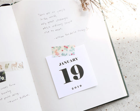 FLOWER Masking Tape [6types]