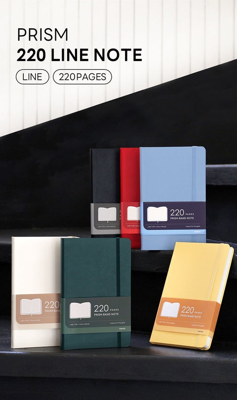 PRISM 220 Line Band Notebook A5 [6colors]