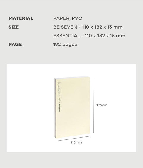 2026 Solitude Diary Weekly Planner [4colors]