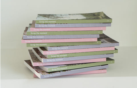 Scrap the Moment Notebook v.Spring Edition [9types] | Grid Line Blank