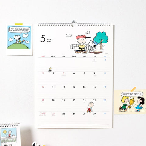 2026 Peanuts Snoopy Wall Calendar