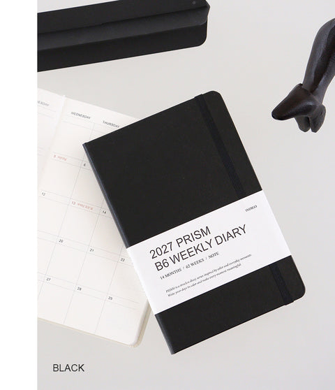 2027 PRISM B6 Weekly Diary [12colors] | Weekly Planner