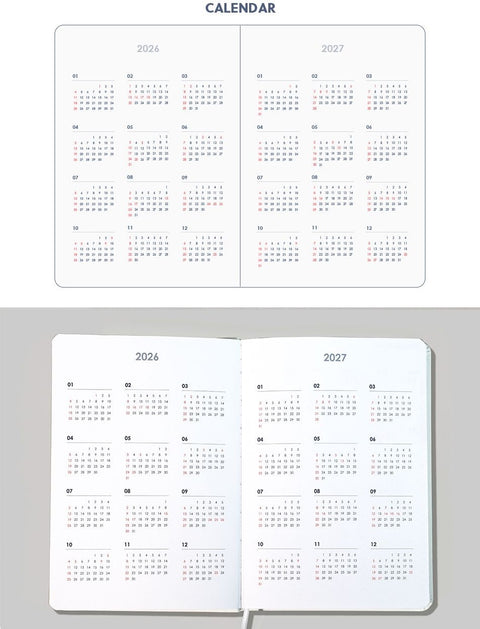 2026 A Piece of Weekly Planner [5colors]