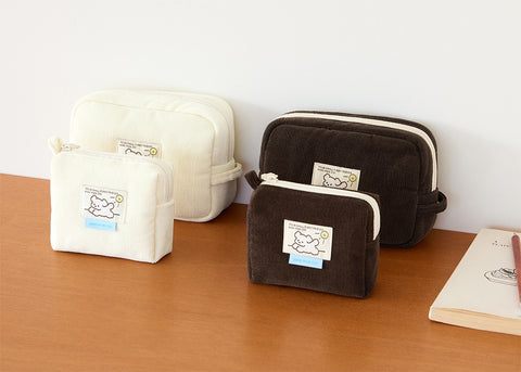 Coi Corduroy Mini Pouch [2colors] | Daily Pouch