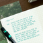 A6 Satin Notebook M80 [3colors] | Grid, Blank Notebook