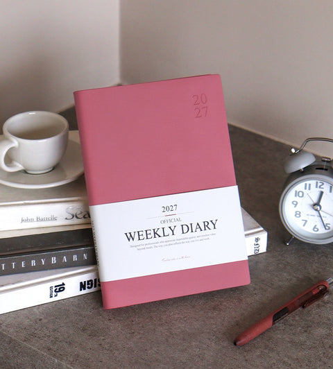 2027 Official A5 Weekly Planner [10colors] | Weekly Diary