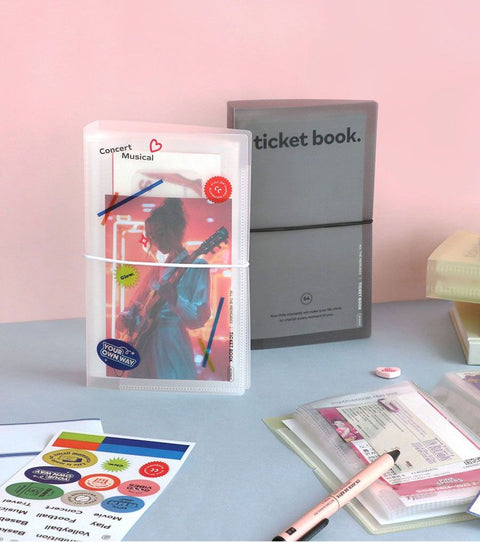 Collect Ticket Book [4colors] | Ticket Scrapbook | Pocket Album