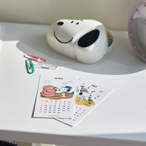 2026 Peanuts Snoopy Sticker Calendar