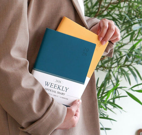 2026 Official A5 Weekly Planner [10colors] | Weekly Diary
