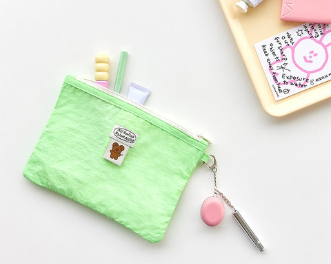 momossi All Smile Square Pouch [4colors] | Daily Pouch
