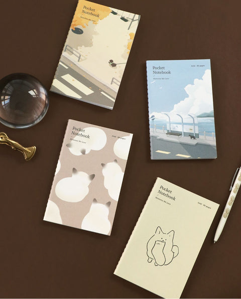 Pocket Notebook v.3 _ Grid [4types] | Squared Notebook