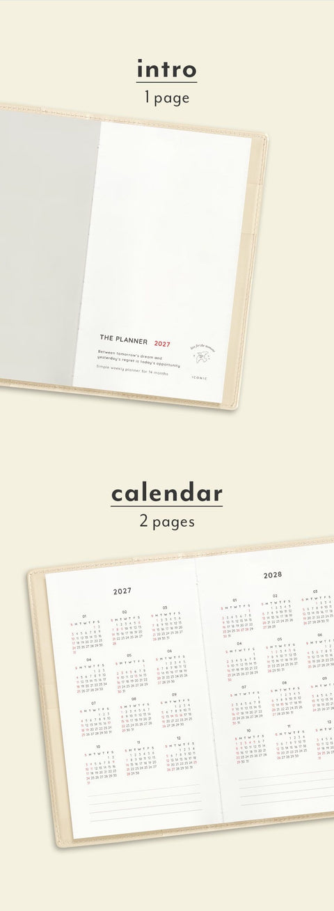 2027 The Planner S Weekly Planner [6colors]