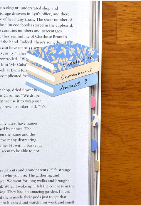 Sticky Pattern Book Notes [12types] | Book Sticky Note