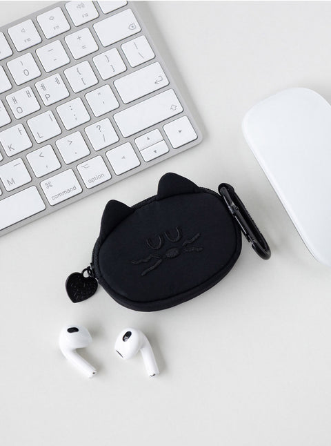 Brunch Brother Black Mogry AirPods Pouch