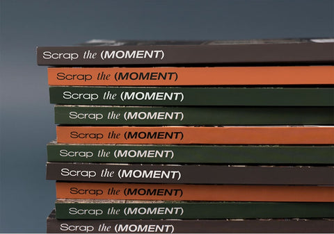 Scrap the Moment Notebook [3types] | Grid Line Blank