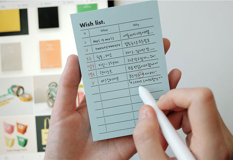 O LD! Happier Memo Pad [12types] | Daily Notepad