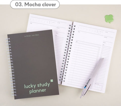 LUCKY Study Planner for 100days ver.2 [4colors]