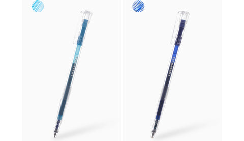 LIFE&PIECES Clear Gel Pen Set 0.38mm _ 14colors Set