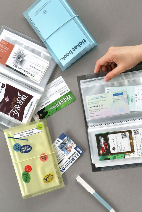 Collect Ticket Book [4colors] | Ticket Scrapbook | Pocket Album