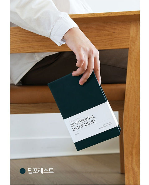 2027 Official Daily Diary Time Planner B6 [6colors] | Daily Diary 2027