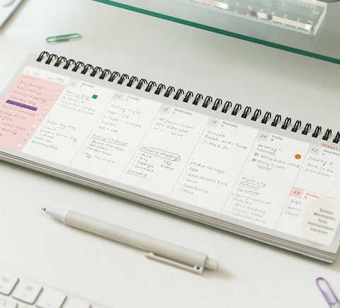 Brilliant Weekly Scheduler [3colors] | Weekly Planner