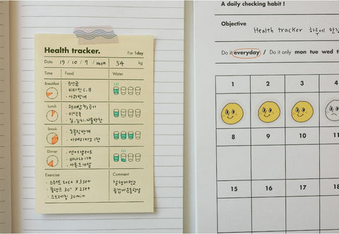O LD! Happier Memo Pad [12types] | Daily Notepad