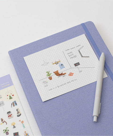 Useful Deco Stickers _ At Home v.4 [3types]