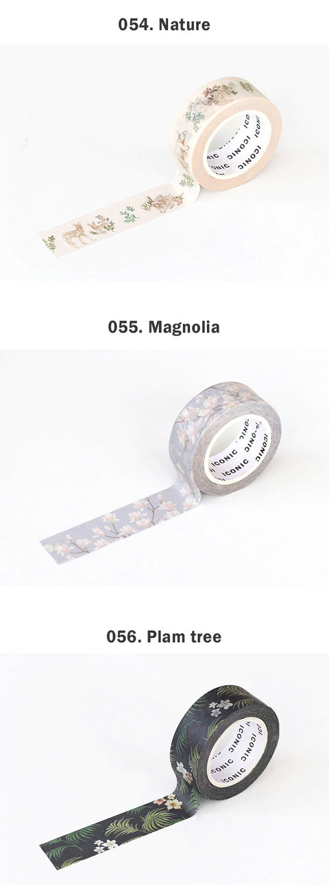 FLOWER Masking Tape [6types]