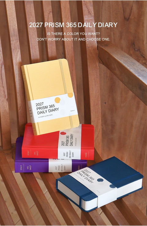 2027 PRISM 365 Daily Planner [7colors]