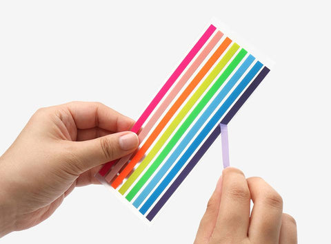 Color Index Long Highlighter Sticky Notes [4types]