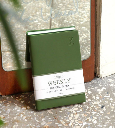 2026 Official A5 Weekly Planner [10colors] | Weekly Diary