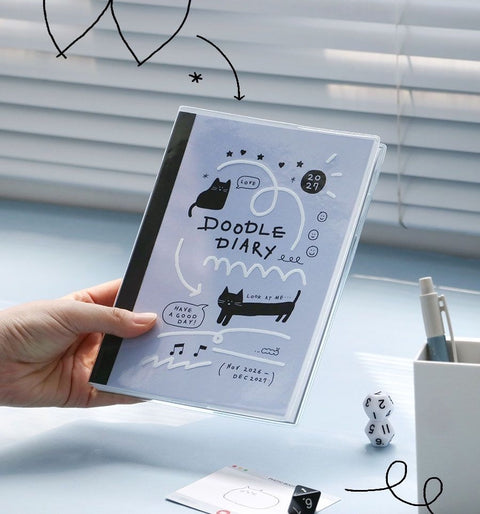 2027 Doodle Weekly Planner [4types]
