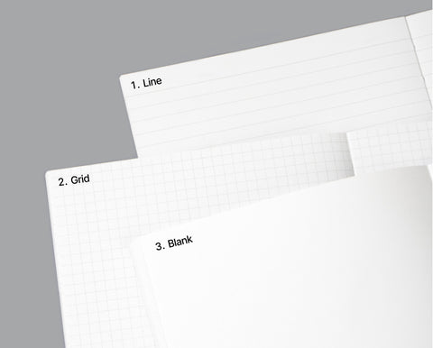 Scrap the Moment Notebook v.Spring Edition [9types] | Grid Line Blank