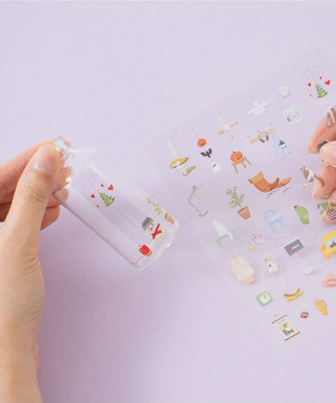 Useful Deco Stickers _ At Home v.4 [3types]