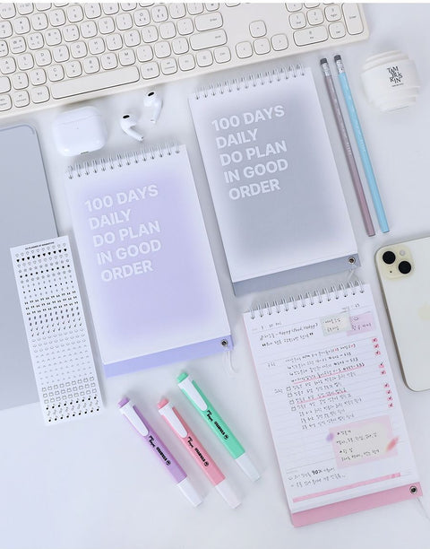 Do Weekly Daily Planner 100Days [4colors] | Desk Study Planner
