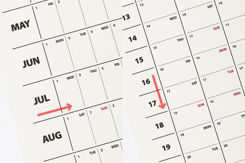 2026 Life&Pieces Yearly Calendar Poster + Point Sticker Set [2types]