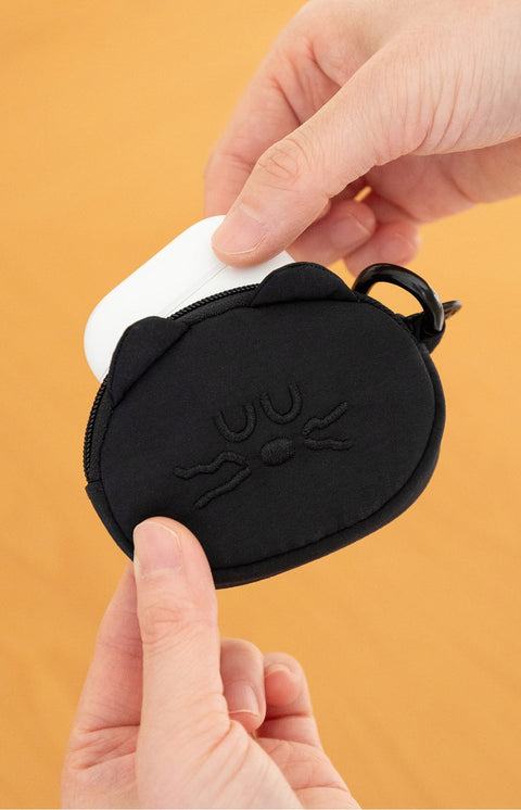 Brunch Brother Black Mogry AirPods Pouch