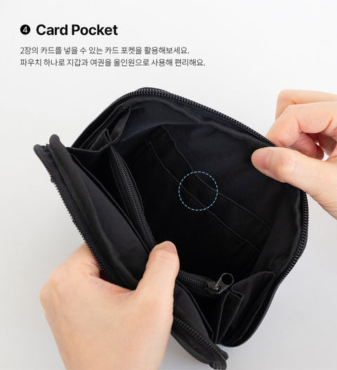 Brunch Brother Black Mogry Passport Pouch