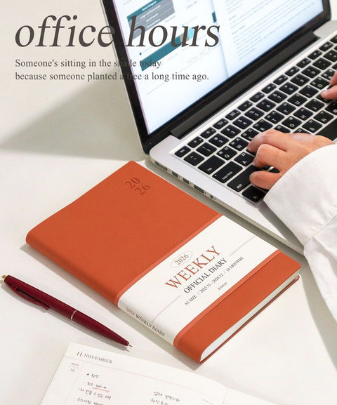 2026 Official A5 Weekly Planner [10colors] | Weekly Diary