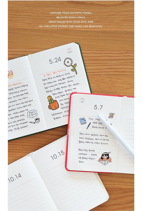 2027 PRISM 365 Daily Planner [7colors]