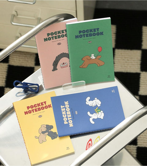 Pocket Notebook v.3 _ Plain [4types] | Blank Notebook