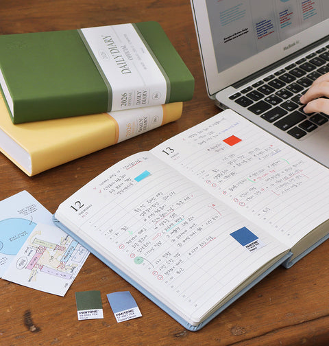 2026 Official Daily Diary Time Planner B6 [6colors] | Daily Diary 2026