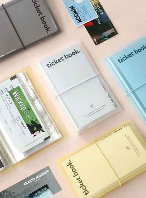 Collect Ticket Book [4colors] | Ticket Scrapbook | Pocket Album