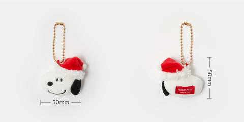 Peanuts Snoopy Holiday Key Ring 4types SET | Christmas, Woodstock, Snoopy | Tree Objet | Ornament