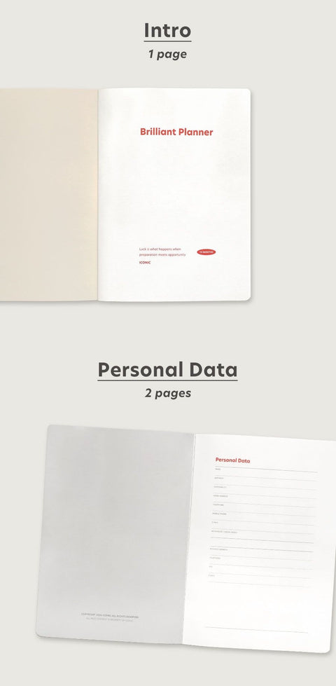2027 Brilliant Weekly Planner [7colors]
