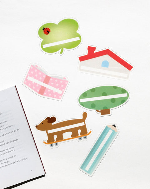 Sentence Collection Transparent Bookmark Set [3types]
